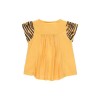 Βρεφική καλοκαιρινή μπλούζα κοντομάνικη για κορίτσι κίτρινη 214052-1164 Boboli