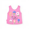 Βρεφική αμάνικη μπλούζα ροζ για κορίτσι 218067-3633 Boboli