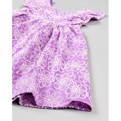 Βρεφικό φόρεμα για κορίτσι αμάνικο ροζ LKGAP0501-24051 Losan