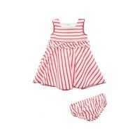 Βρεφικό Φόρεμα Αμάνικο για Κορίτσι Κόκκινο 21910103-400 Marasil 