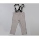 Παιδικό Παντελόνι Υφασμάτινο με τιράντες για Αγόρι Γκρι Marasil 22011601-329