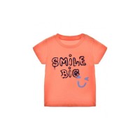 Παιδική Μπλούζα Με Κοντό Μανίκι Για Αγόρι Πορτοκαλί Marasil 2201130