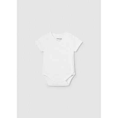 Βρεφικό κορμάκι λευκό Better Cotton 24-01718-020 Mayoral Newborn