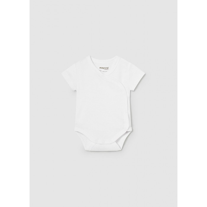 Βρεφικό κορμάκι λευκό Better Cotton 24-01718-020 Mayoral Newborn