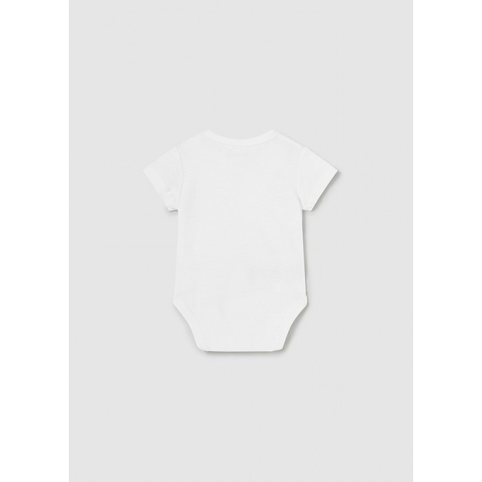 Βρεφικό κορμάκι λευκό Better Cotton 24-01718-020 Mayoral Newborn