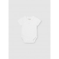 Βρεφικό κορμάκι λευκό-ροζ Better Cotton 24-01718-023 Mayoral Newborn